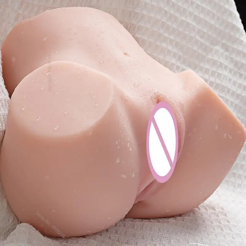 

Woman Sexy Ass for Sex Men's Masturbator Stop Man Dual-Entrances Masturbation Toy Rubber Vagina Anus Silicone Male Masturbate 3d