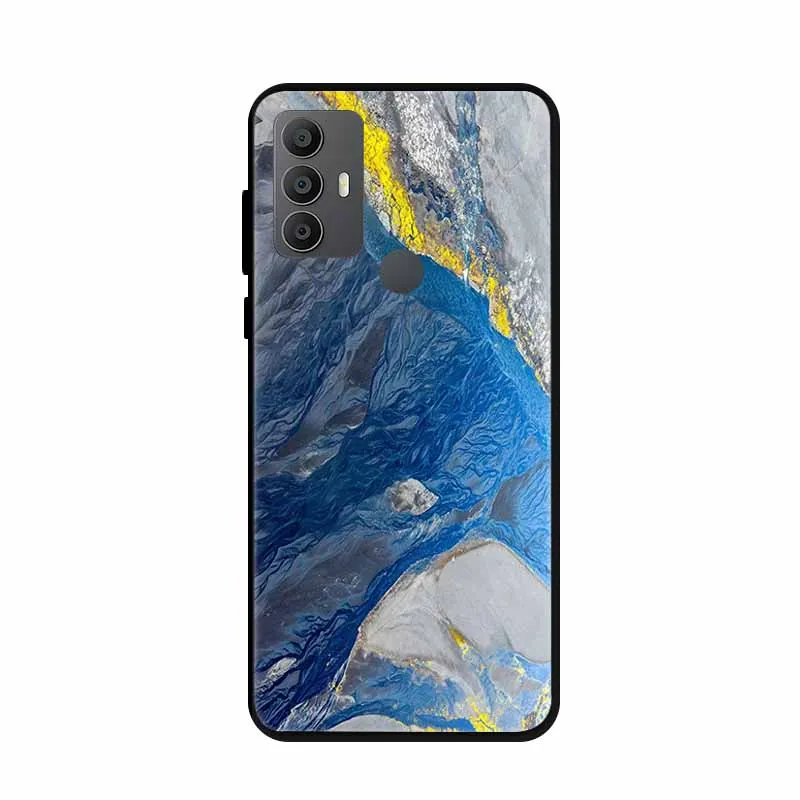 Elegant Marble Silicone Shockproof Phone Case - Soft, Durable Protection