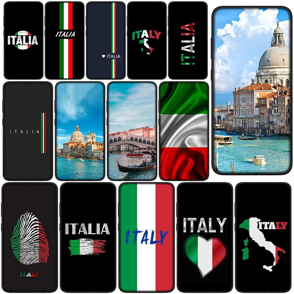 Custodia Per Telefono Con Bandiera Nazionale Italia Italia Per Xiaomi Mi 12 11T 10T 9 Cc9E A2 Pocophone F1 Redmi K20 K30 K40 Pro 12X Custodia