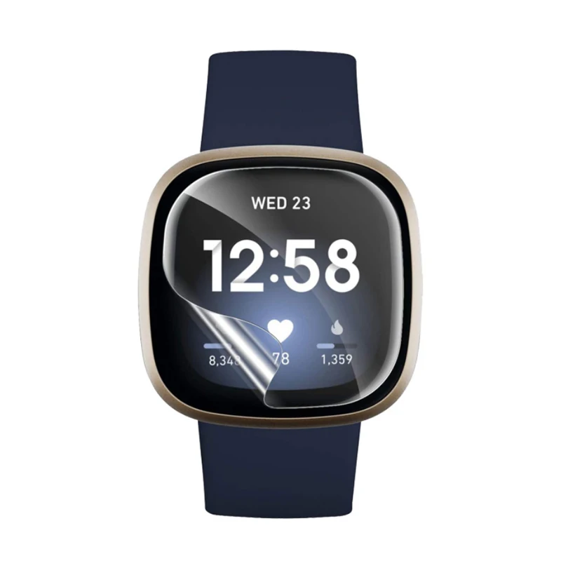 2-Pack Flexible TPU Screen Protector for Smartwatch - Bubble-Free, Max Coverage, Anti-Scratch Shield