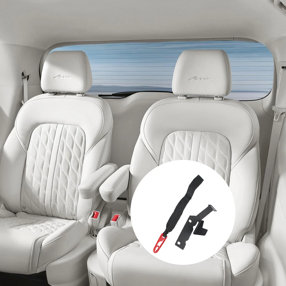 For Ford F150 F250 F350 Car Release Belt Buckle Adjustable Strap Safety Belt Buckle Rear Seat Quick Latch Durable