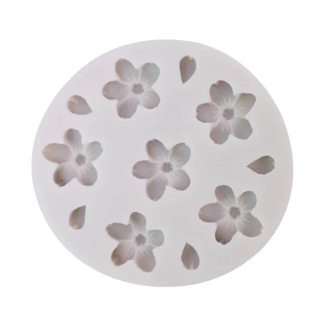 Cseresznye Szilikon Penész Cukor Csokoládé Kis Virág Diy Gutta Percha Aromaterápia Gipsz - Image 4