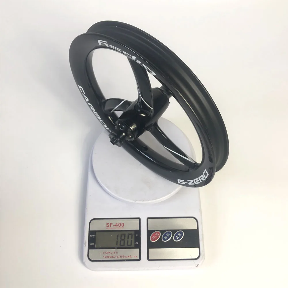 ジプシー炭素12インチホイール3スポークバランスバイクホイールセット