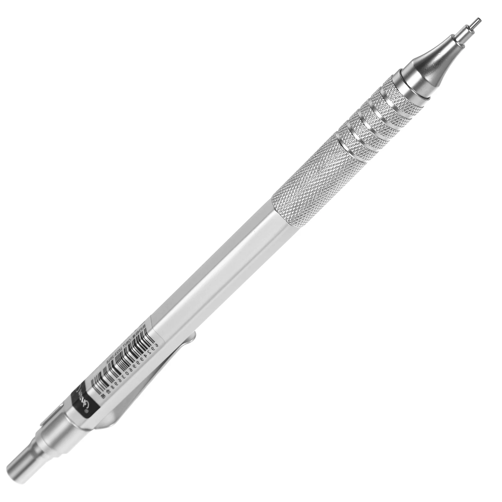 07mm Mechanical Pencil Starter Set Automatic Pencils Refill Leads for Writing Drawing Drafting(Silver)