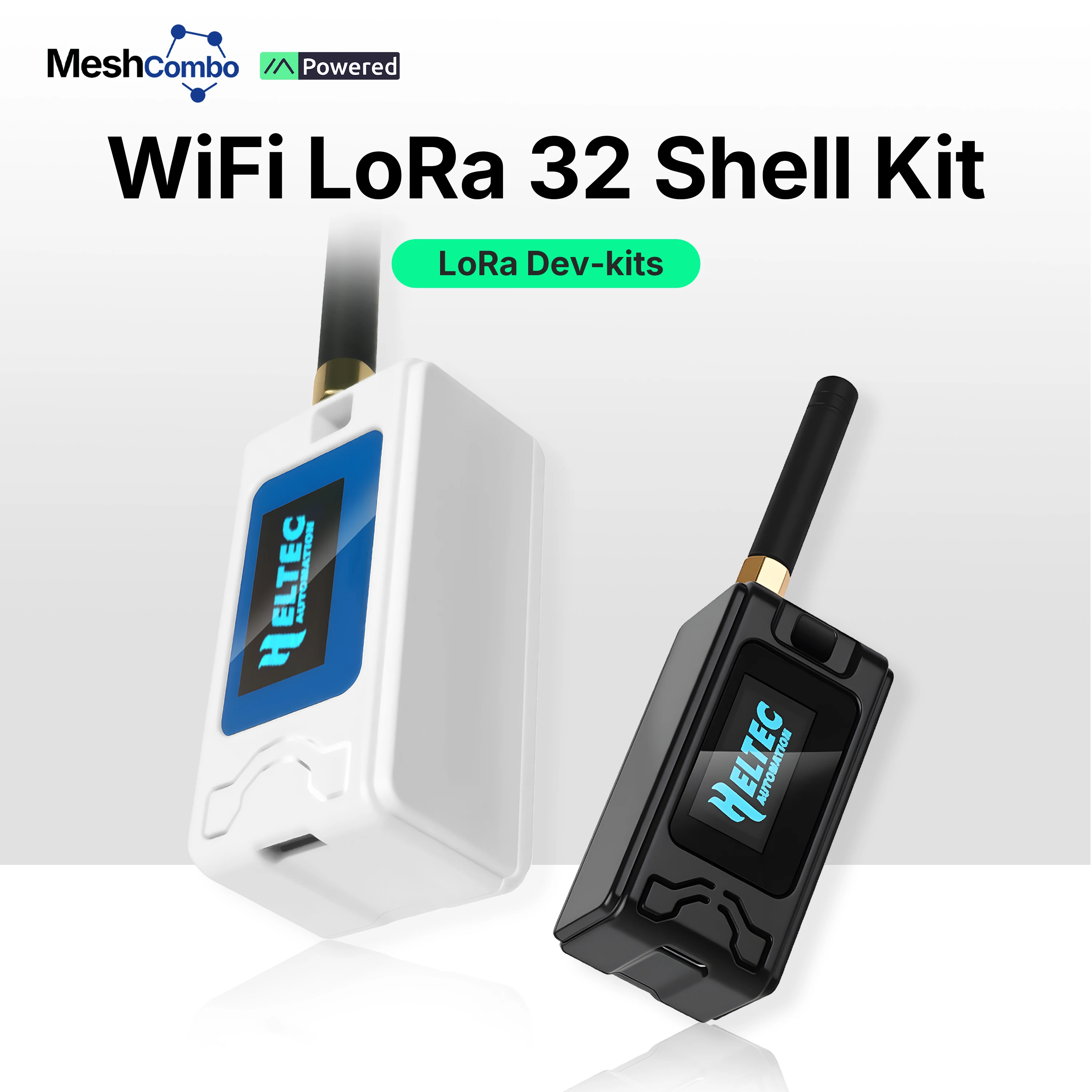 2PCS Heltec Meshtastic ESP32 LoRa V3 WiFi BLE OLED LoRa Dev-Board Kit Case USB-C Support Multi-Band Arduino IoT