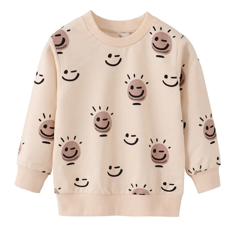 

Zeebread 2-7T Smile Boys Girls Sweatshirts For Autumn Spring Long Sleeve Toddler Clothes Hot Selling Fashion Baby Costume