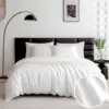 Simple&Opulence 100% Eucalyptus Lyocell Tencel Duvet Cover Set Cooling Breathable Duvet Cover Soft Silky, Luxury Bedding Set 1