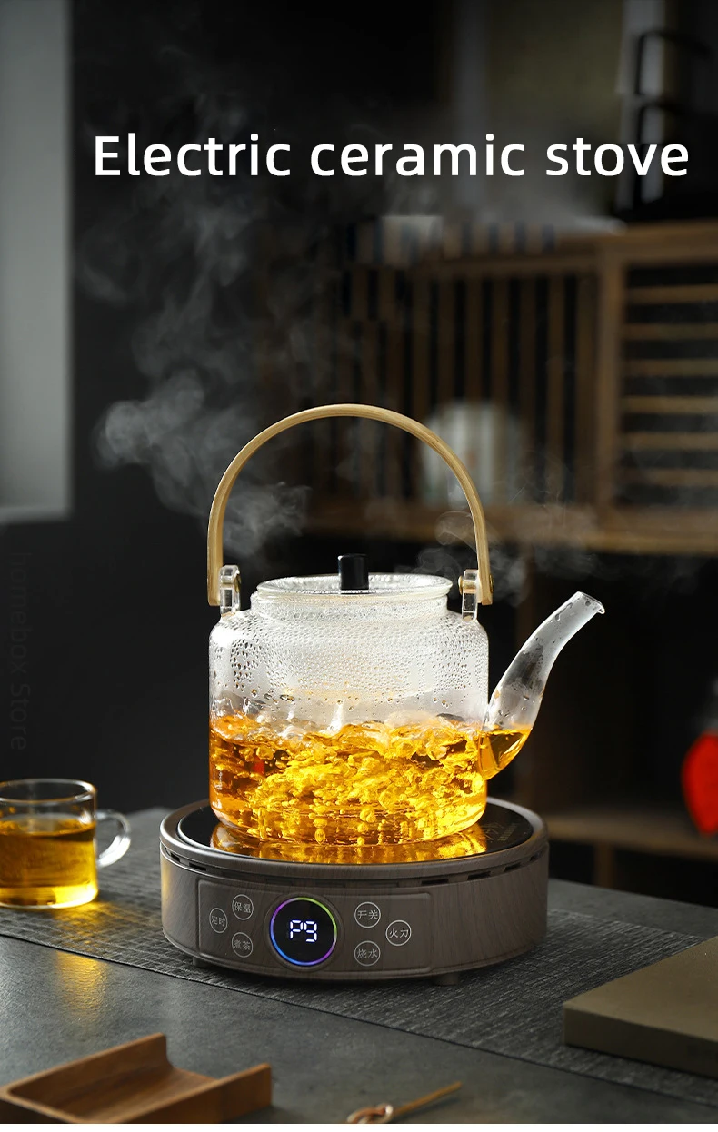 Description Picture 2 of item1500W Electric Ceramic Stove Tea Maker Electric Hot Plate Heater Stove Heating Furnace Tea Stove Household Water Boiler 220V