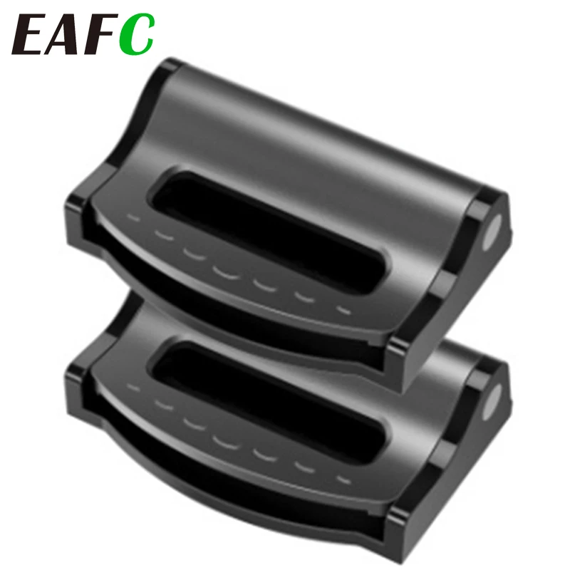 Universal Car Seat Belts Clips Safety Adjustable Auto Stopper Buckle 2pcs Plastic Clip 4 Colors Interior Accessories Car-styling