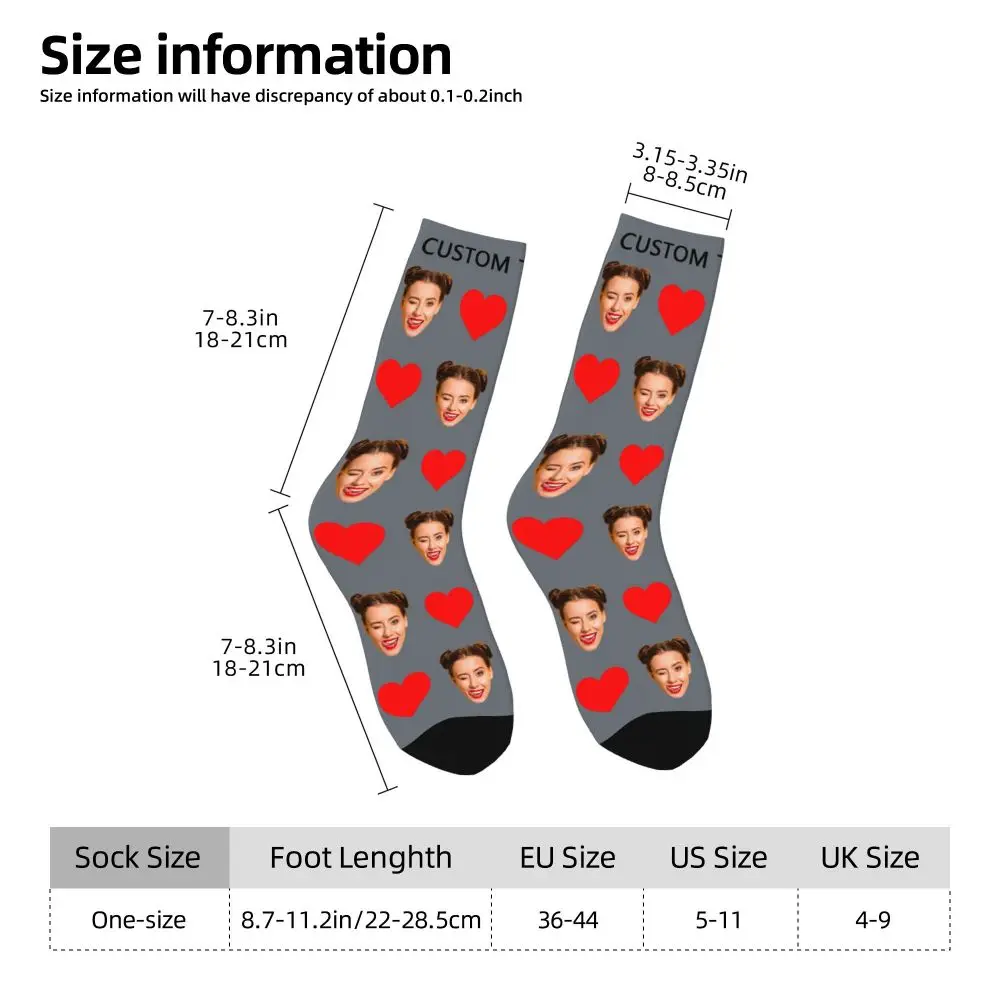 Personal Custom Avatar Printed Socks Cozy Sport Middle Tube Socks Cotton for Unisex Birthday Present 48 Seca3a56e56dc47acaa87d4f947895958o
