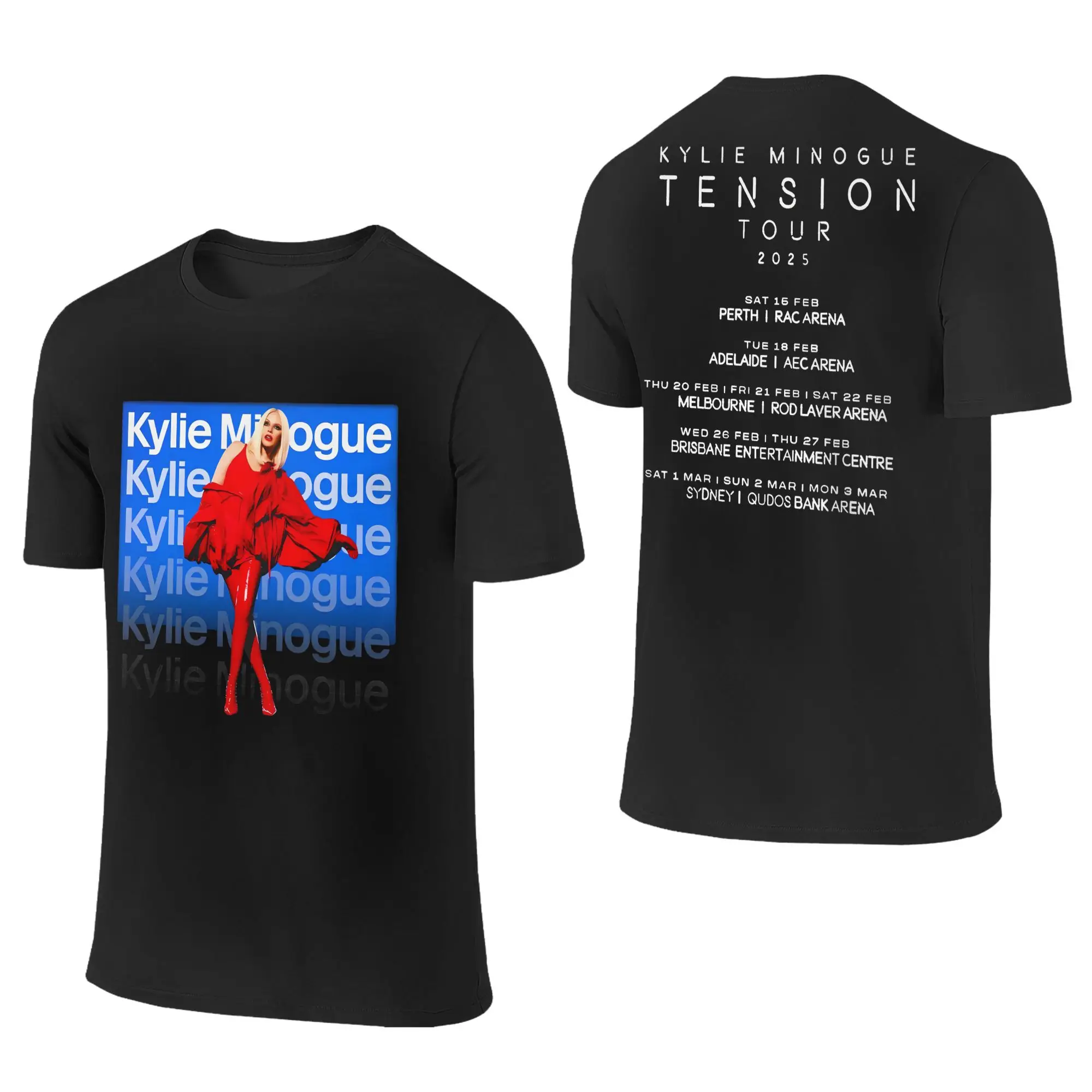 カイリーミノーグ　Tension Tour 2025 公式Tシャツ　Lサイズ Tension Tour | Tee - with dateback | Kylie Minogue