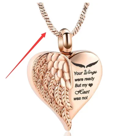 

Кремационная Ювелирная урна памятный кулон нержавеющая сталь