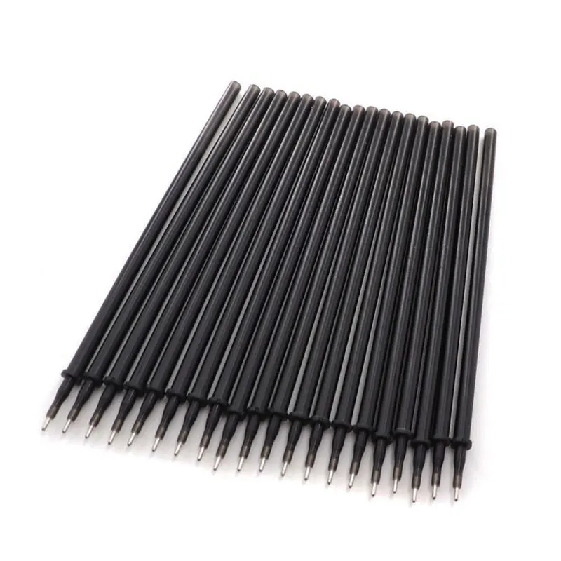 Erasable Pens 20/100Pcs Erasable Gel Pen Refill Rod set Erasable Pen Washable Handle 0.5mm Blue Black Ink Office School Stationery Writing