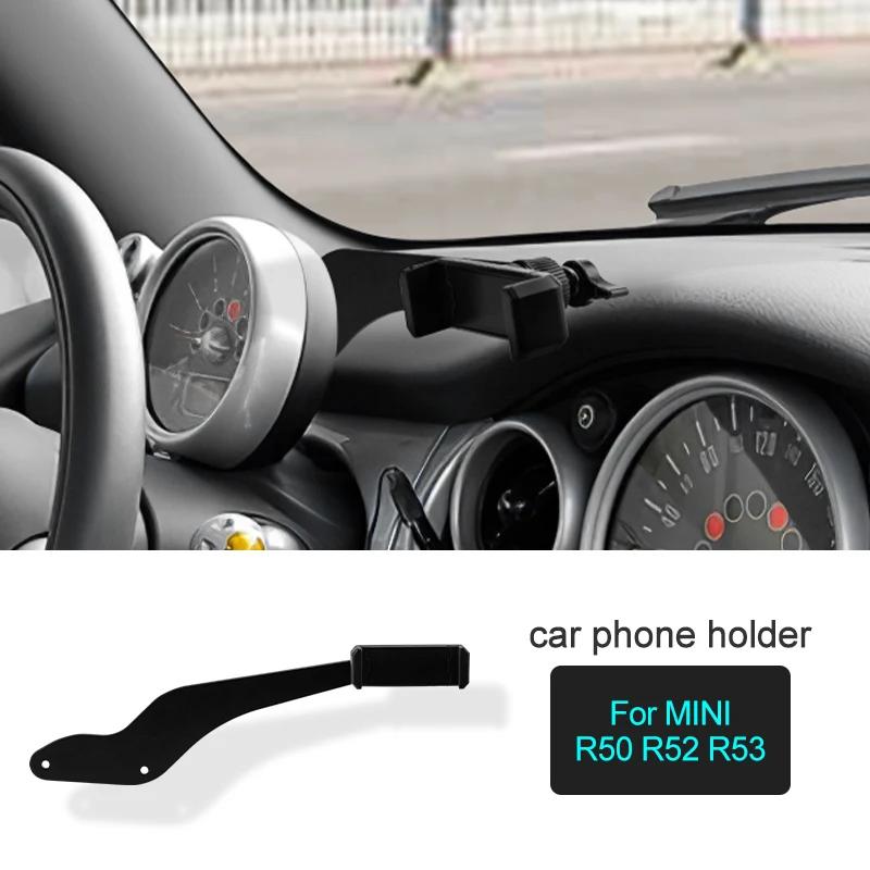Mini Cooper Steering Wheel Mobile Phone Holder - Auto Interior Decoration Accessory