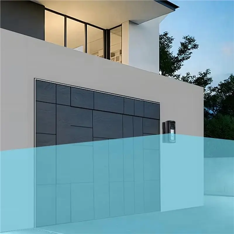 프로모션 2X 새 링 도어벨 마운트 무타공 링 도어 홀더 도어벨 마운트 무타공 조절 가능 링 도어벨 케이스