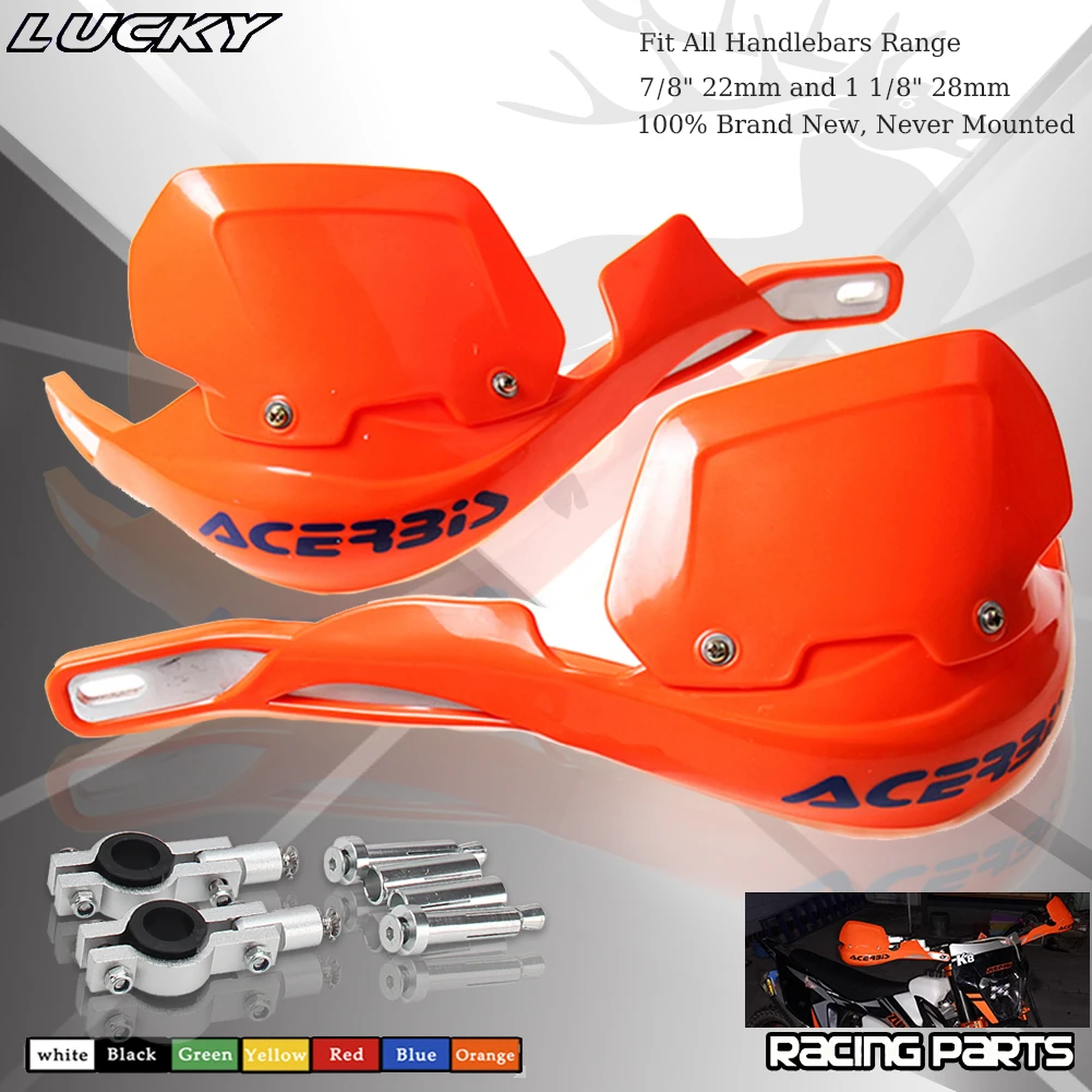 Off-Road Motorcycle Handguard Protector Shield - 22mm & 28mm