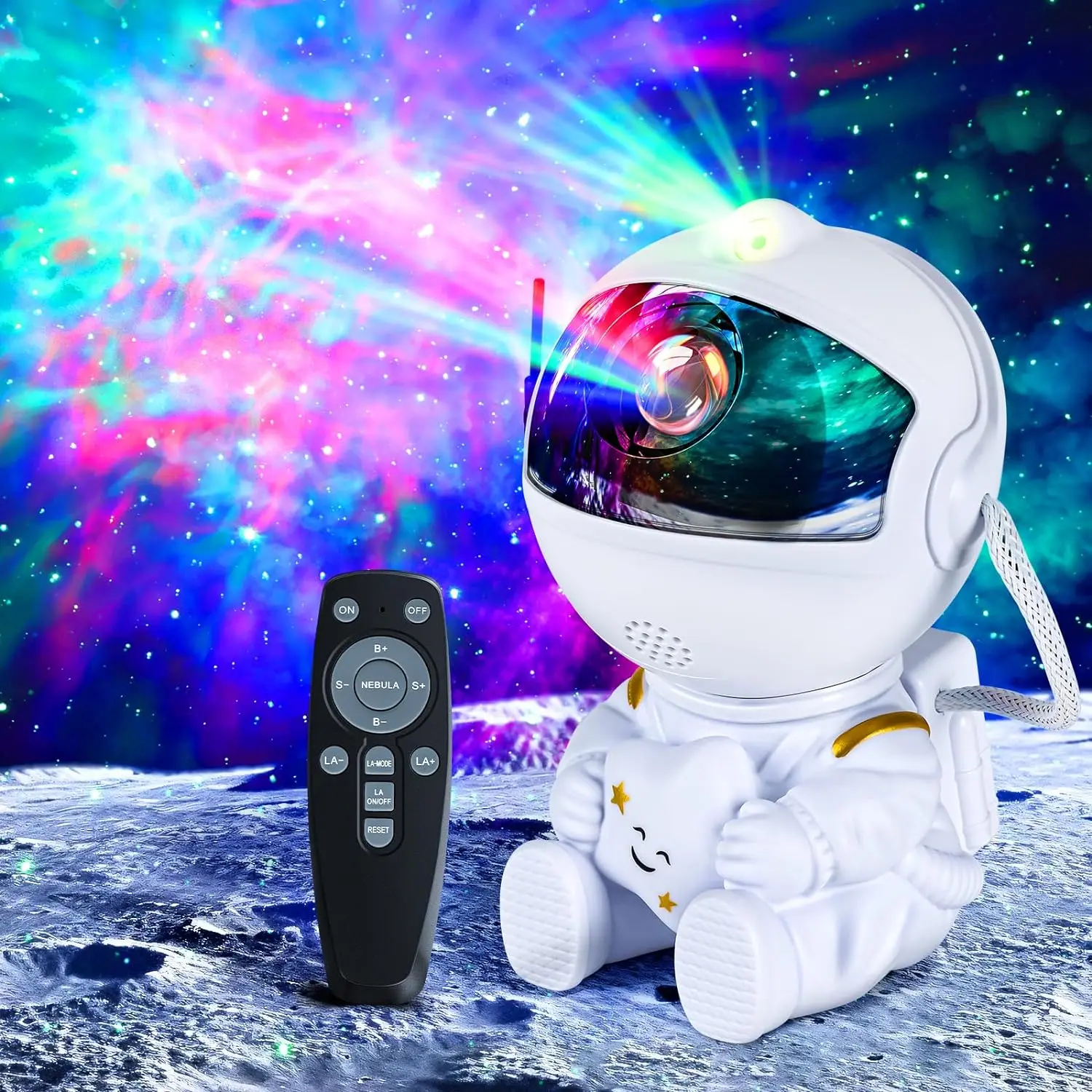 Lámpara Proyector Astronauta De Galaxia Luz Led De Mesa – todoelectroofertas