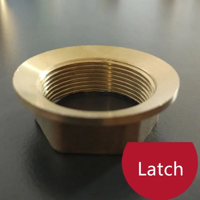 ก๊อกน้ำเปลี่ยนชิ้นส่วนทองเหลืองคงที่เท้าห้องครัวอ่างล้างหน้ายาว Fix เท้า Mixer อุปกรณ์ติดตั้งสกรู Nut 6