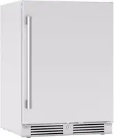 Presrv 24 Inch Outdoor Wine Fridge & Beverage Refrigerator Single Zone Under Counter Drink Chiller Freestanding Stainless Steel 1