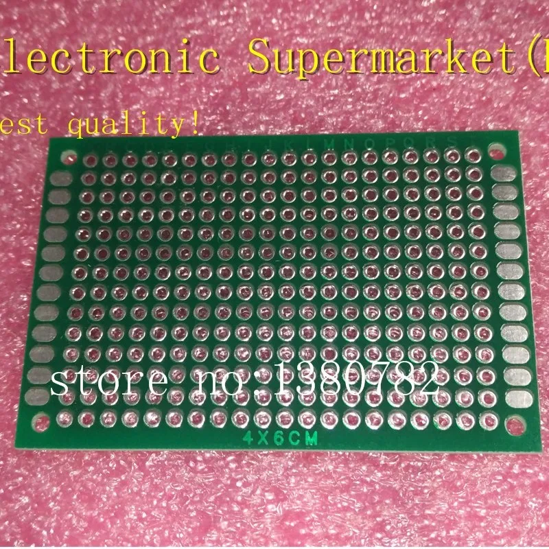 무료 배송 50pcs/lost 4x6cm 4*6 cm 양면 프로토타입 PCB Diy 범용 인쇄 회로 기판