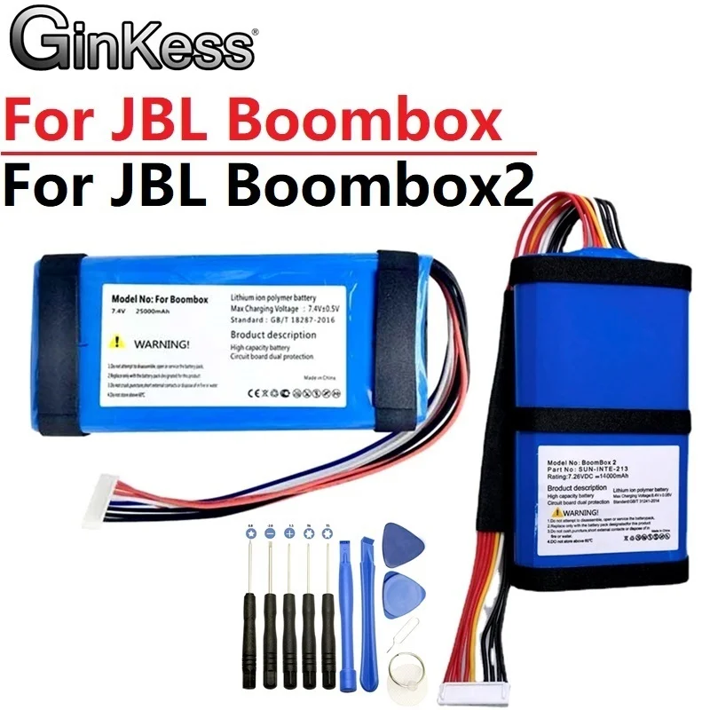 Ginkess For JBL Boombox Boombox2 10400/14000/25000mAh SUN INTE 213