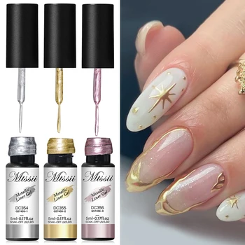Mtssii 5ml Metallic Liner Painting Gel Nail Polish