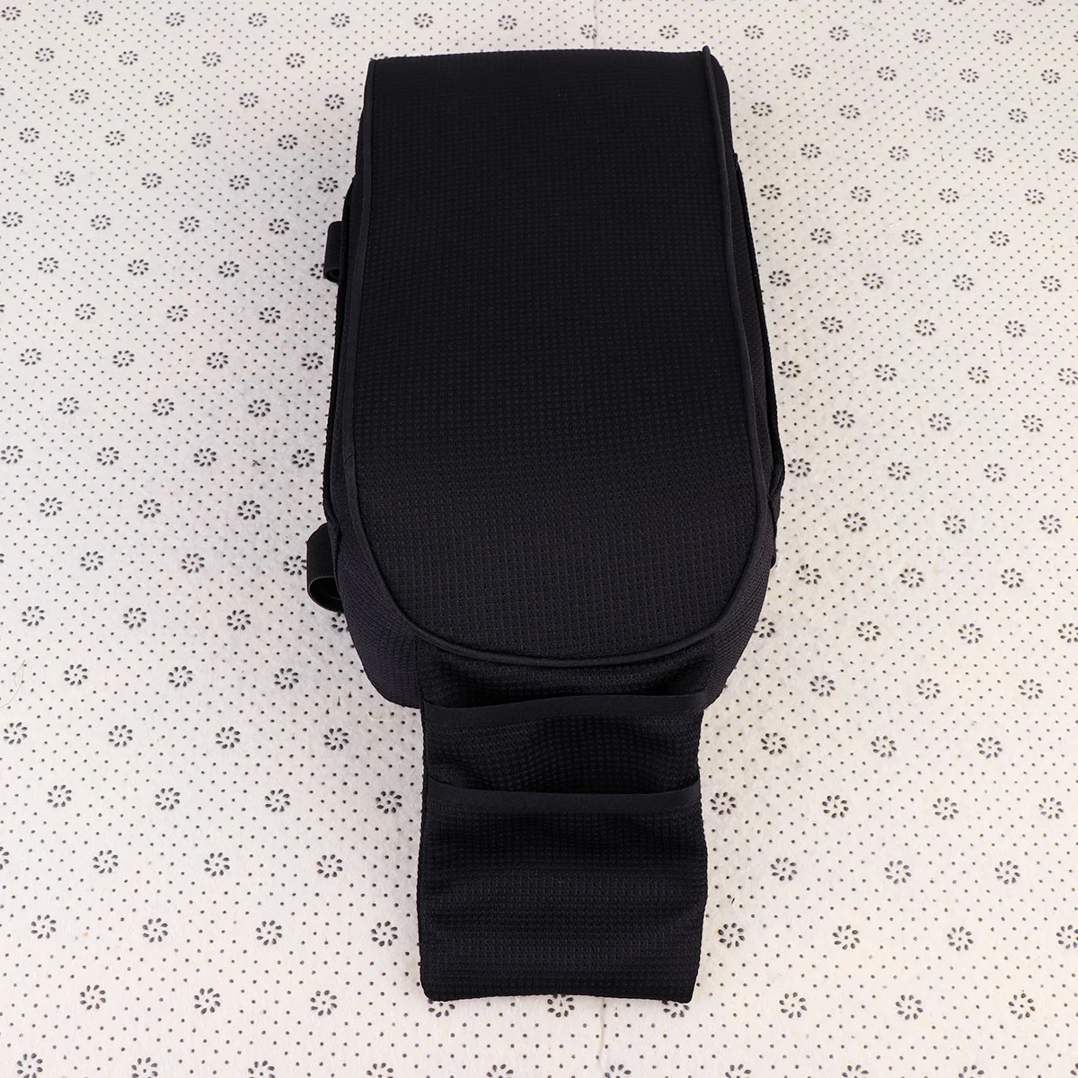 

1Pc Multifunction Car Mounted Armrest Box Elbow Support Pad Car Center Storage Case (Black)