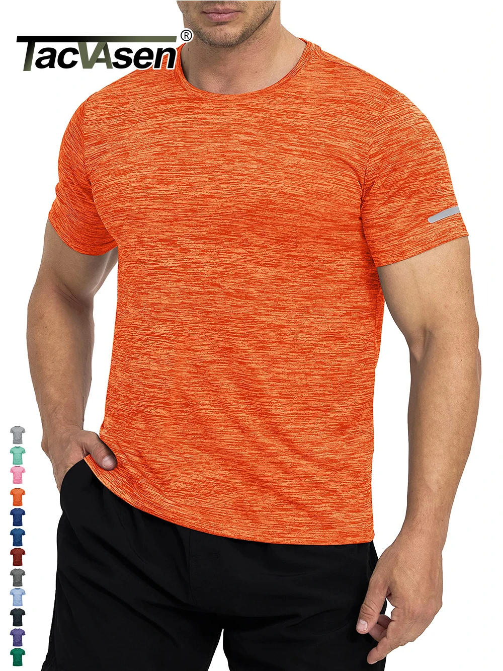 Camisa De Manga Larga Para Hombre, Camiseta Ligera De Secado Rápido Con Protección Solar, Entrenamiento Atlético