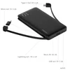 FERISING 3IN1 10000mAh Power Bank Slim USB Powerbank Portable External Battery Charger Pack For iPhone Xiaomi realme PoverBank 2