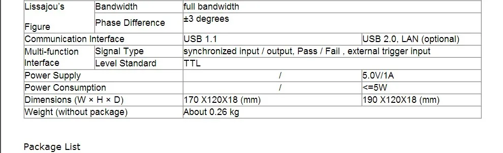 OWON VDS3102 100MHz 2+1 Channel USB PC Oscilloscope 1GS/s 10M Memory Depth FFT Trigger detail image 2