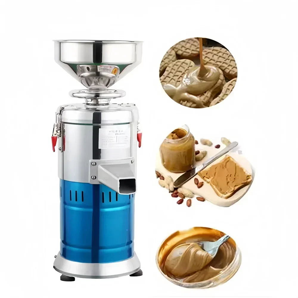 15Kg/h fabricant de beurre d'arachide 1100W électrique Commercial noix noix trucs meulage Miller maison amande sésame pâte Machine Robuste et durable