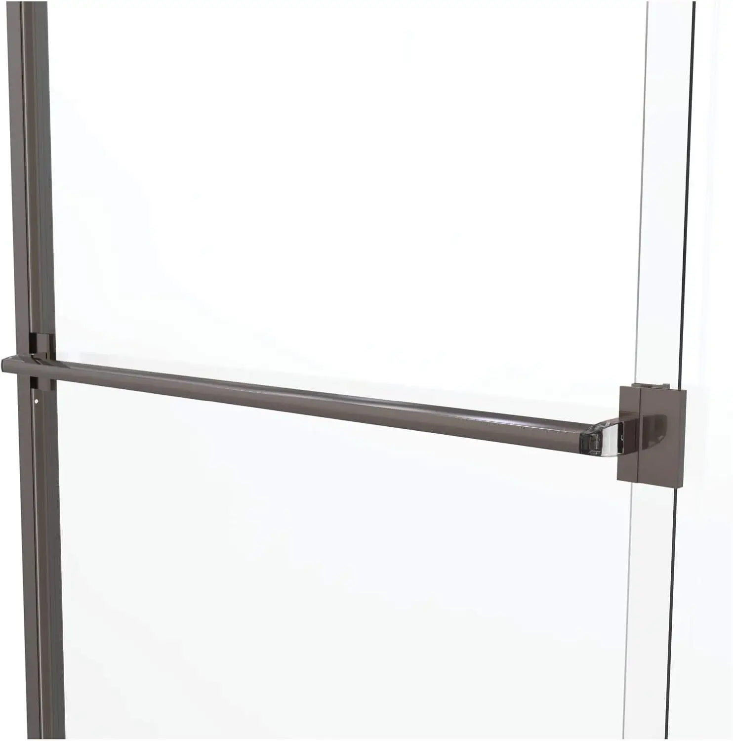 Classic Sliding Shower Door Fits 56 to 60 inch opening Clear Glass Oil Rubbed Bronze Finish repel water in the shower 2