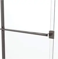 Classic Sliding Shower Door Fits 56 to 60 inch opening Clear Glass Oil Rubbed Bronze Finish repel water in the shower 2