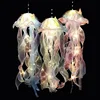 Gradient Jellyfish Light Decoration LED Light Festival Pendant Courtyard Lighting Handmade Light Small Night Light 1