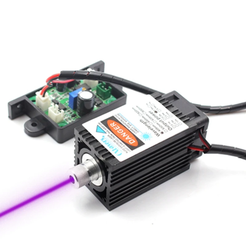 405nm 500mW Blue purple TTL Laser 3D Printer, Writing Machine Engraving Module, Laser Head Adjustable focus