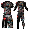 New Rashguard For Men Jiu Jitsu MMA T-shirt+Pant Set Brazilian Grappling Bjj Gi Boxing Rash Guard MMA Shorts Boxeo Fight Jerseys 1