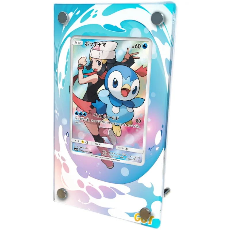 

Pokemon PTCG Clash of Legends Piplup Animation Characters Card Brick Display Stand Anime Classics Game Collection Cards Toy Gift