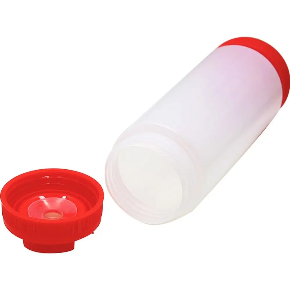 Sauce Squeeze Bottles Double Head Sauce Bottles 16oz 20oz 24oz Plastic Squeeze Bottles Big Capacity Portable Tomato Catchup Dispenser Picnic Cooker
