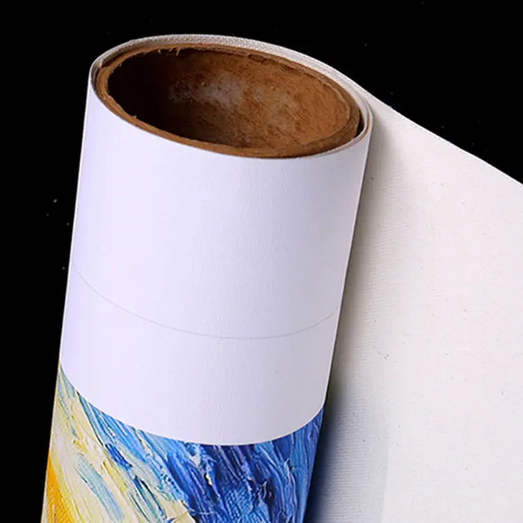 58cm x18m wide Glossy polycotton inkjet canvas roll for dye/pigment ink printer