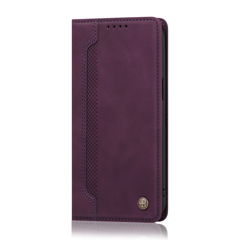 Luxury Magnetic Wallet Phone Case with Card Holder and Book Cover Design