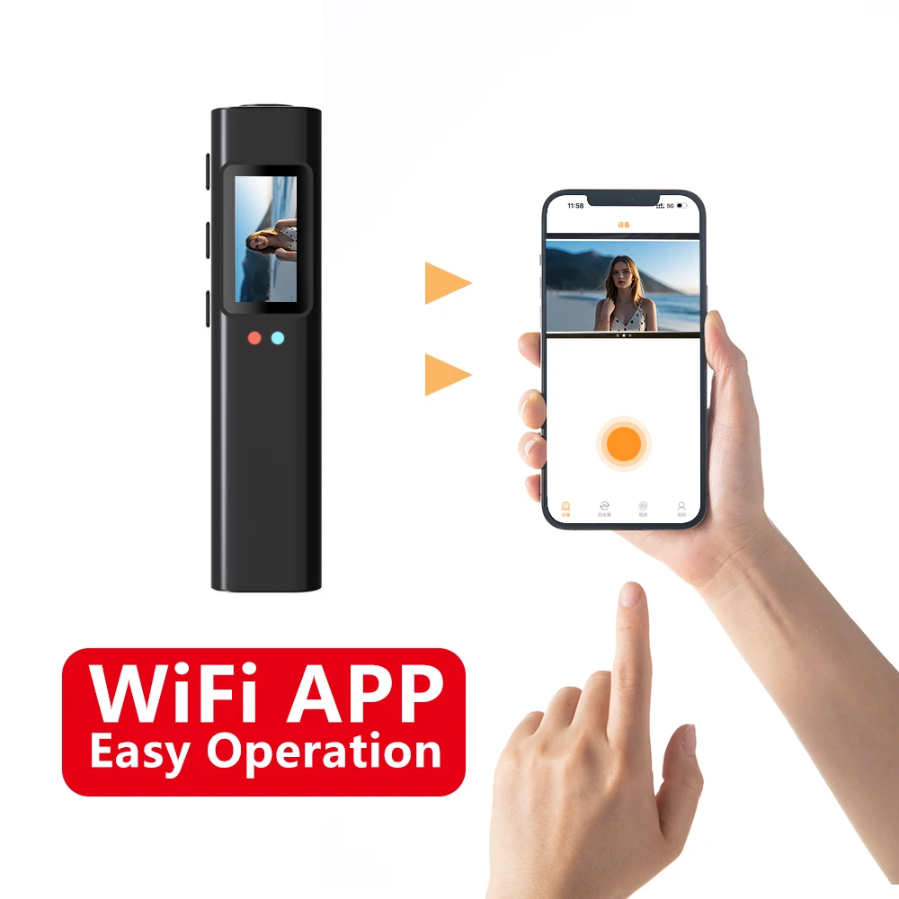 2.7K Glasses Camera WIFI Mini Wearable Outdoor Security Sports DV DVR Video Recorder Surveillance Camcorder For Driving Hiking action camera