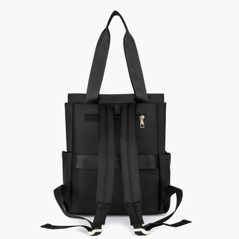 Zaino Casual da Donna, Borsa a Tracolla Impermeabile in Nylon, Zaino Grande Capacità per Scuola, Borsa da Viaggio alla Moda per Signore - immagine 4