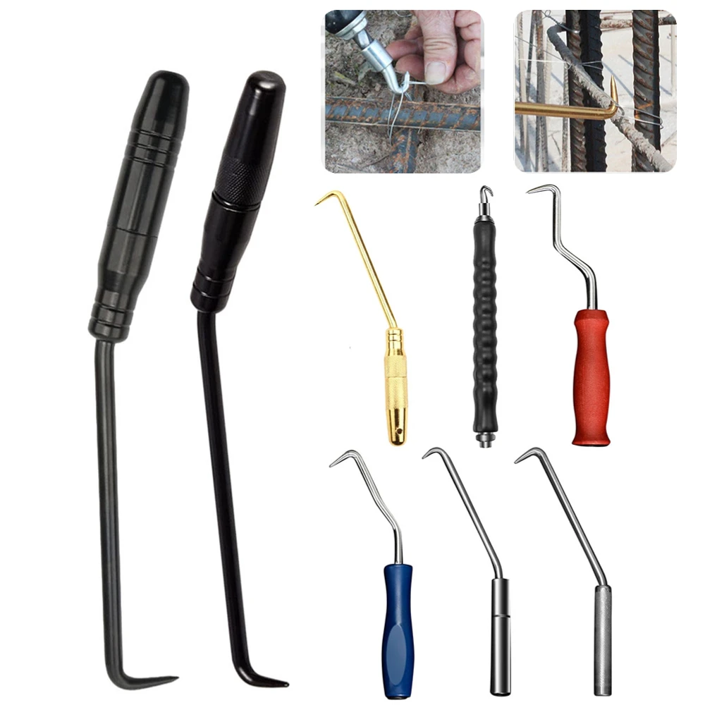 Semi-Automatic Rebar Tie Wire Twister High Hardness Rebar Wire Twister Durable Tie Reinforced Hook Hand Construction Tools