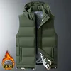 150KG Plus Size Autumn Winter Vest Men Sports Cotton Clothing Plus Fleece Thickened Jackets 8XL 9XL 10XL Vest Men 3