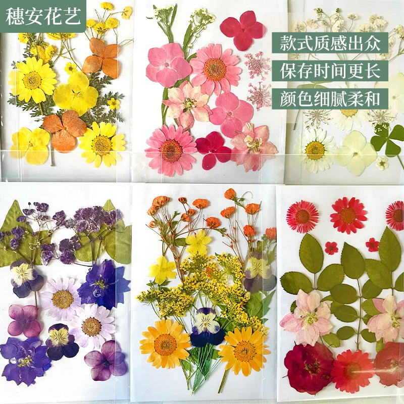 Dry-Flower-Embossing-Decal-Material-Nail-Drop-Glue-Material-Bag ...