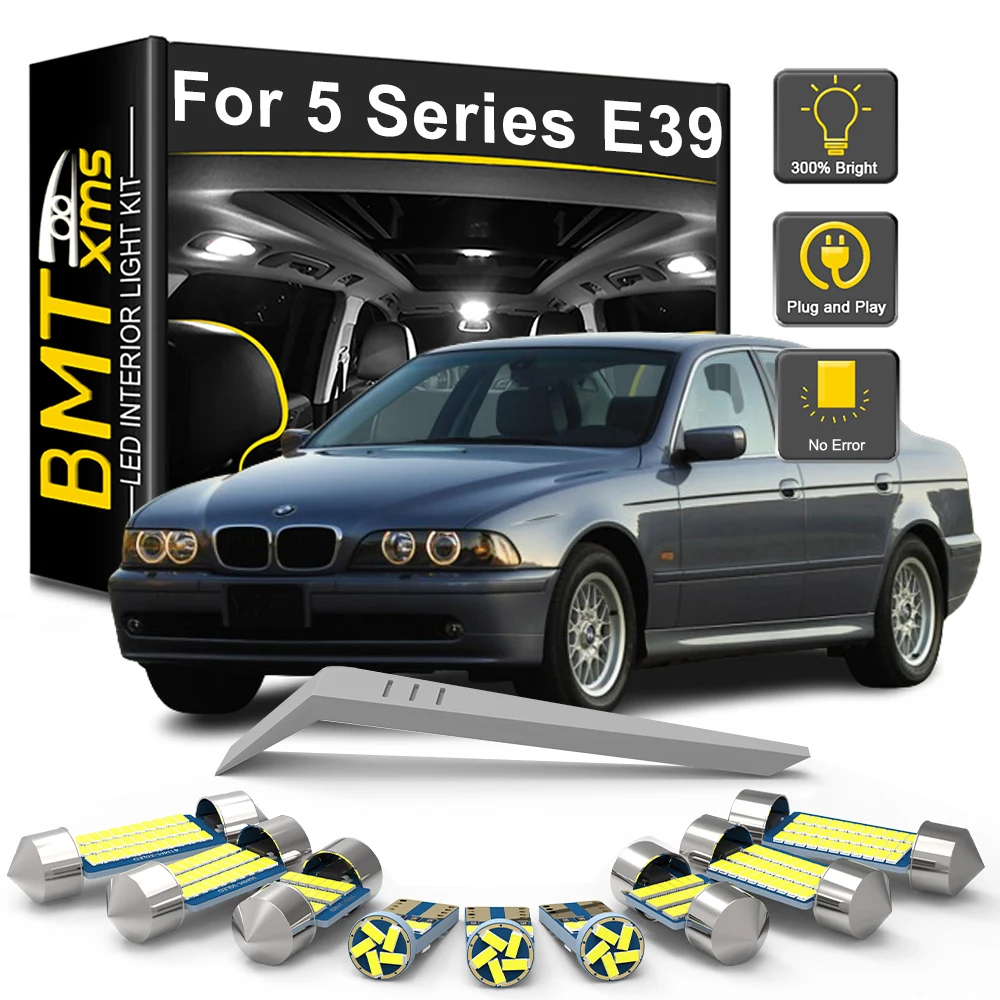

BMTxms For BMW 5 Series E39 Sedan Wagon 1996-2003 LED Interior Light Bulb Kit Car Accessories Canbus Indoor Lamp