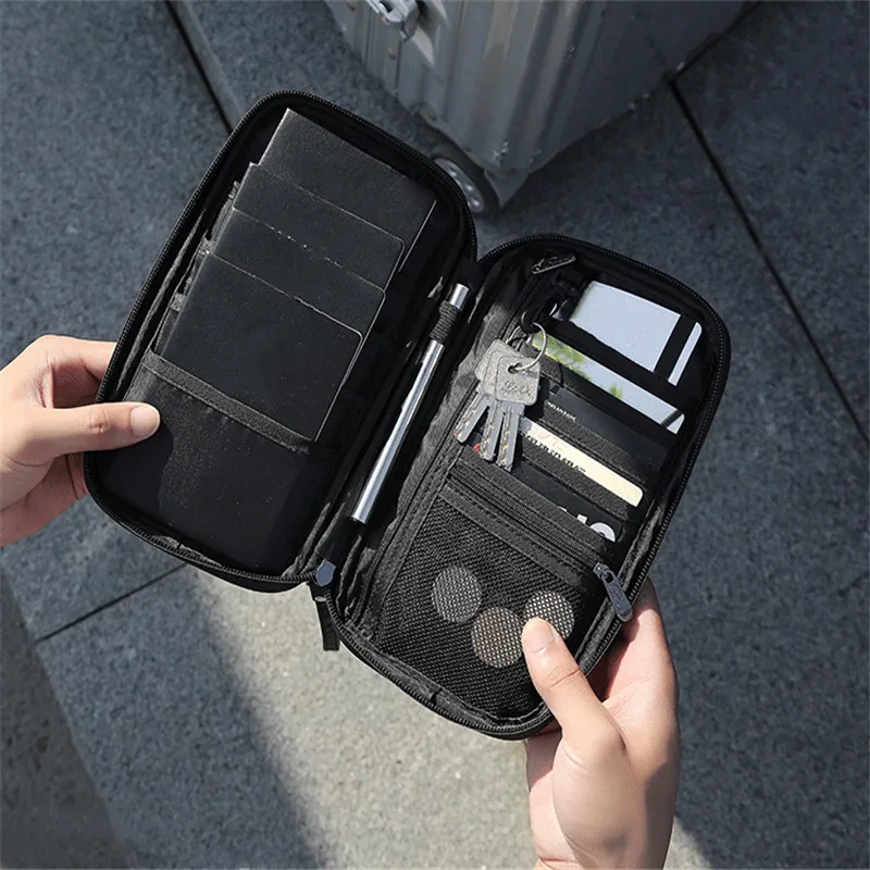 

Document Bag Family Document Storage Bags Travel Storage Bags Large Capacity Multifunctional Waterproof Portable Passport Bag