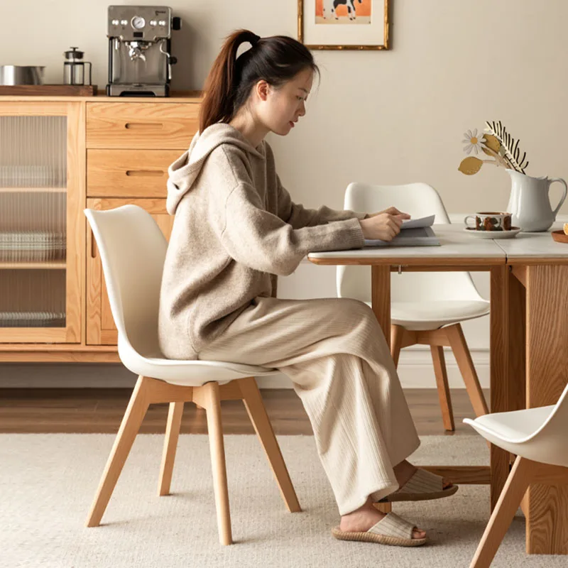 

Wood Designer Chairs Comfortable Lounge Minimalist Nordic Style Chairs Backrest Luxury Articulos Para El Hogar Home Furniture