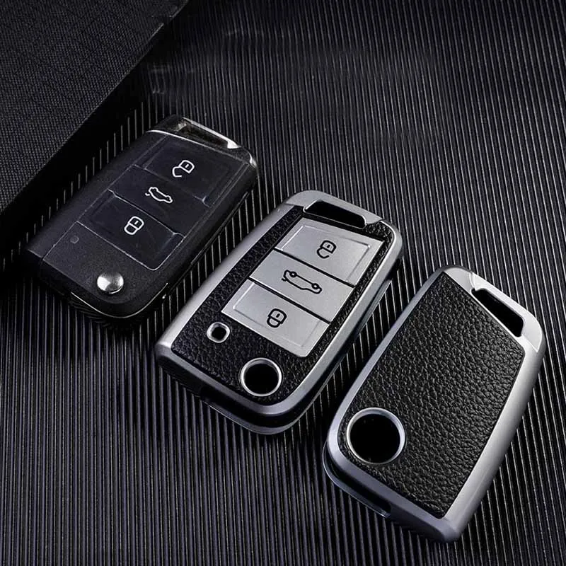 Cover chiate/telecomando per Volkswagen Polo VW Golf 7 MK7 Tiguan passat per Skoda Octavia Kodiaq Karoq Seat Ateca Leon accessori - Seca5a805d45b4c1ebff2d75d0453c915N