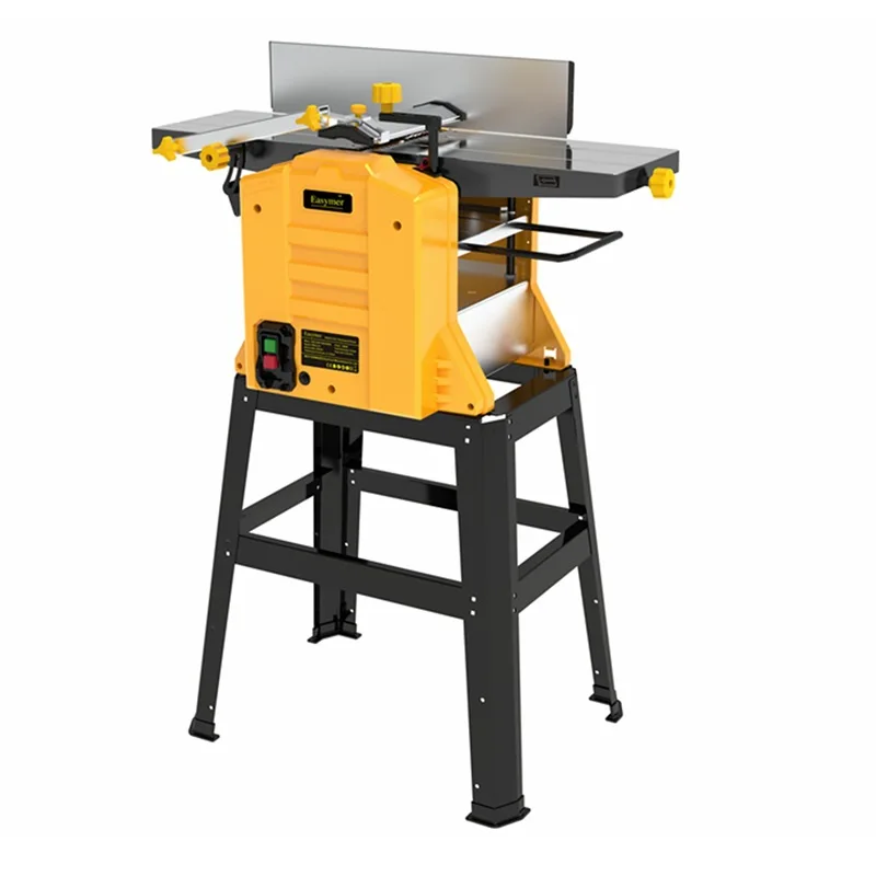Benchtop Workshop Power Thicknesser Planer Machine Combo Electric Planer Woodworking 50 12 Inch Wood Planing Machine 2.5 Mm Top